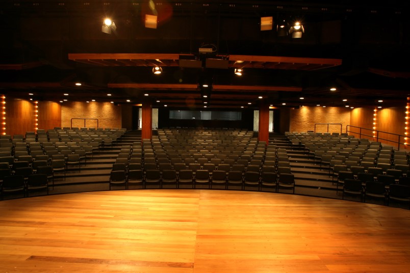 Imagem do Teatro de frente para platéia