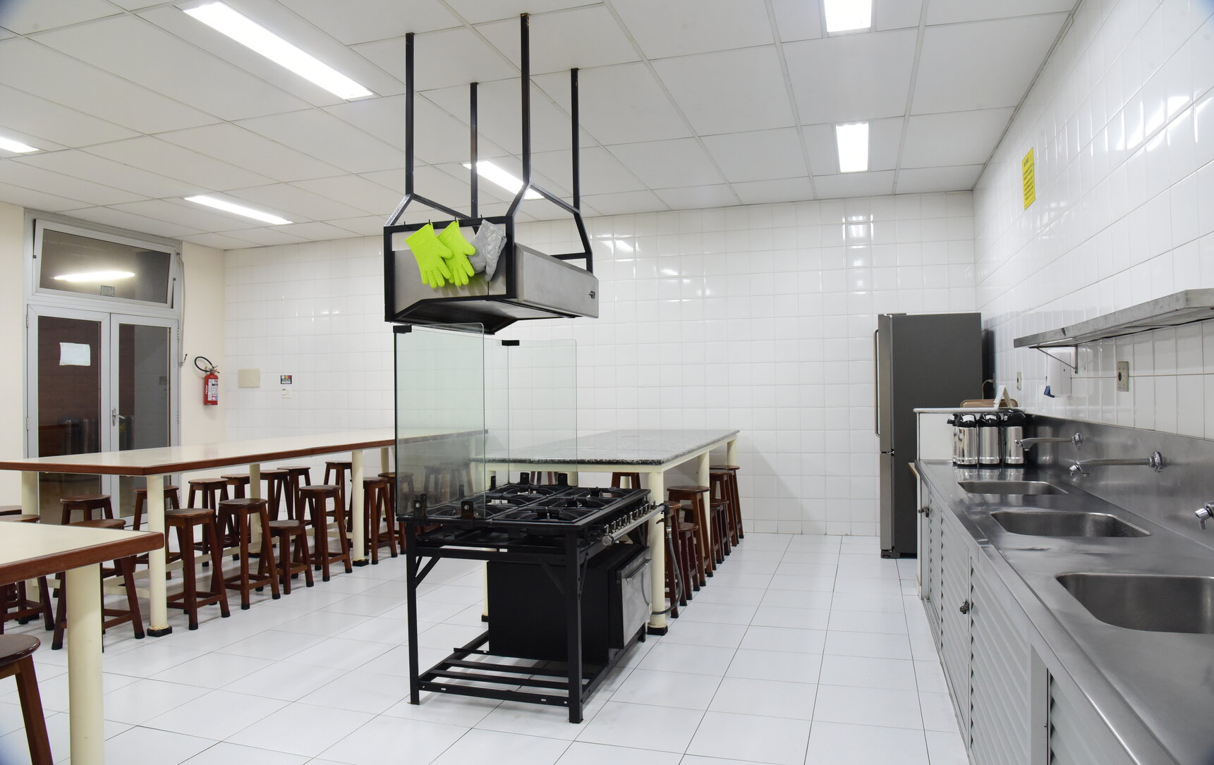 Imagem do laboratório de gastronomia Imagem do laboratório de gastronomia