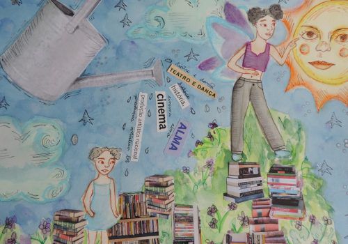 No Colégio FECAP, estudantes iniciam aulas apresentando produções artísticas