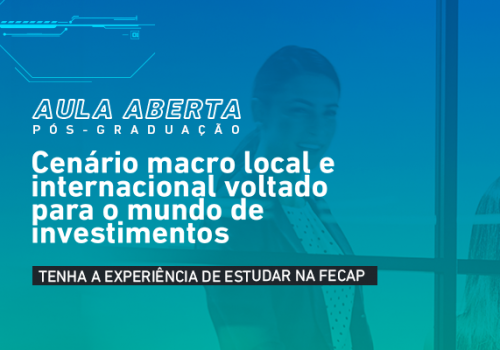 Cursos da Pós-Graduação em finanças organizam aula aberta com Sócio-Diretor da Quaestor Investimentos