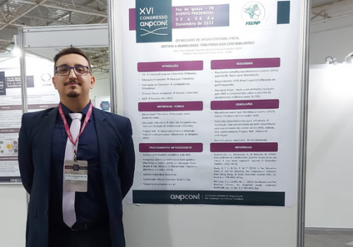 Ex-aluno da FECAP apresenta trabalho no congresso Anpcont 2022