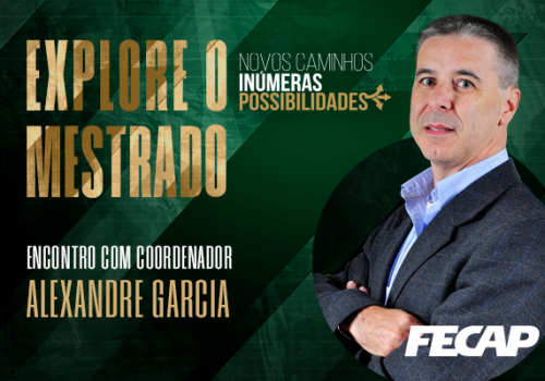 Pensa em fazer um Mestrado? Tire suas dúvidas em evento online com coordenador do curso