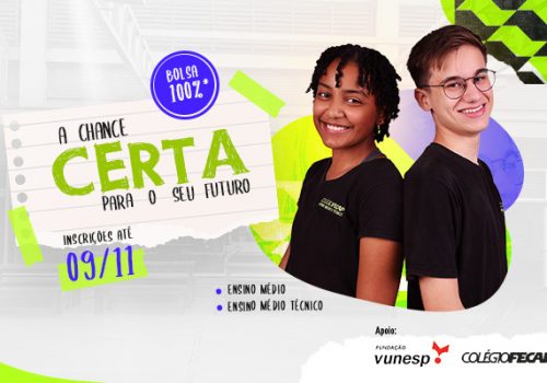 Colégio FECAP abre processo seletivo para 50 vagas de Ensino Médio