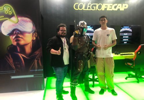 Colégio FECAP levou games feitos pelos Alvaristas para a BGS 2023