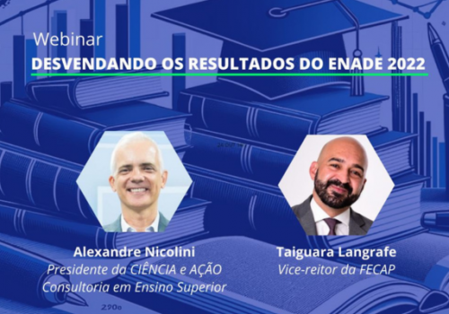 Vice-reitor da FECAP participa de webinar da ANGRAD sobre resultados do ENADE 2022