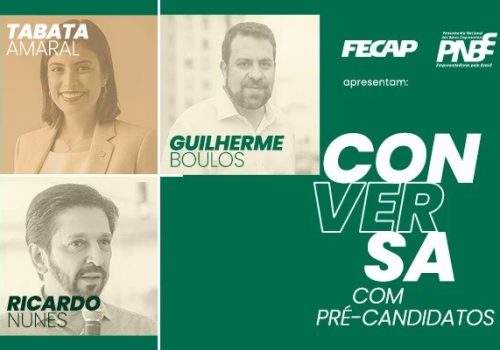 Guilherme Boulos apresenta propostas para SP em evento na FECAP 