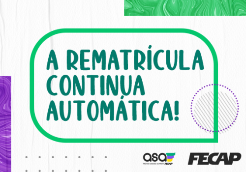 Rematrícula Graduação 2024/2 com facilidade e sem preocupações!
