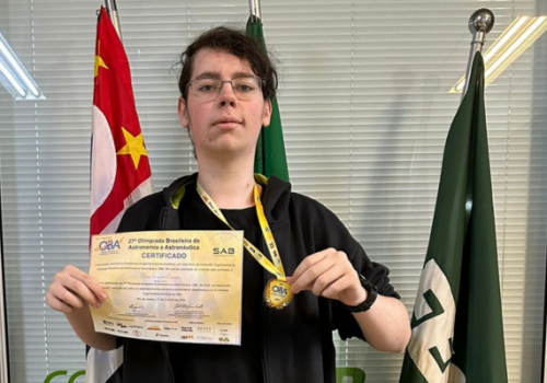 Aluno do Colégio FECAP é medalha de ouro na Olimpíada Brasileira de Astronomia e Astronáutica