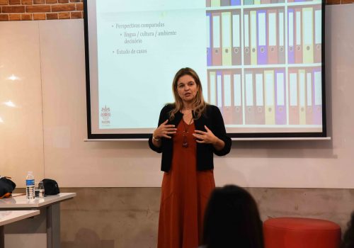 Centro de Excelência Jean Monet recebe visita e palestra de professora visitante na FECAP