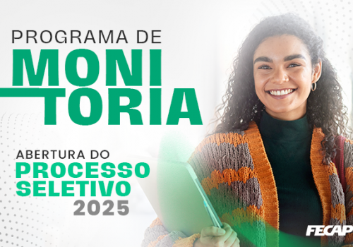 Abertas inscrições para o Programa de Monitoria 2025 da FECAP