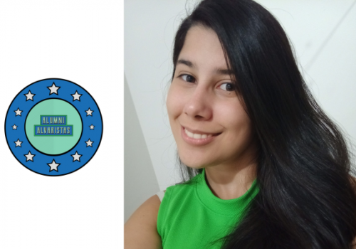 Ex-aluna afirma que estudar na FECAP permitiu a ela um bom emprego, independência financeira e ter acesso a lugares onde nunca imaginou chegar