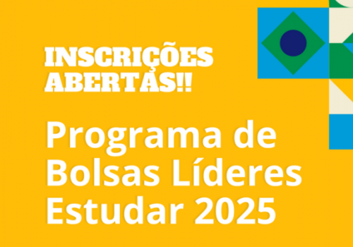 Com inscrições abertas até 6/4, Programa de Bolsas Líderes Estudar 2025 oferece bolsas de estudos de até 90% no Brasil e no exterior