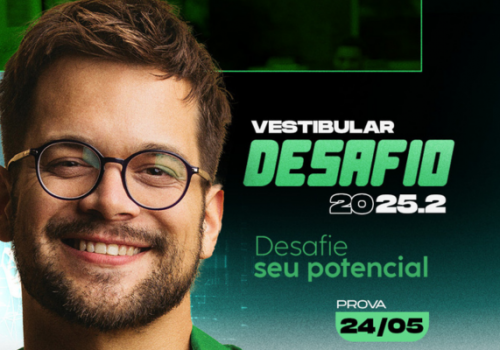 Vestibular Desafio: processo seletivo para o semestre 2025.2 acontece em 24/05