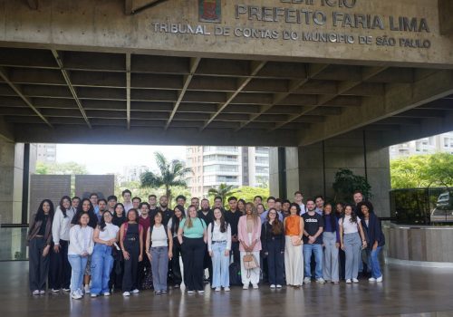 Alunos de Ciências Contábeis da FECAP visitam o Tribunal de Contas do Município de São Paulo