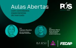 Aulas Abertas I Com convidados especialistas de mercado